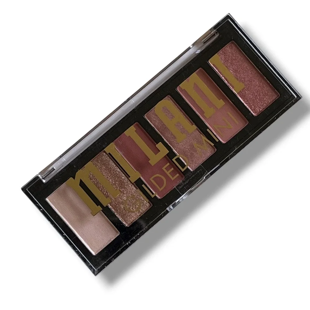 Milani Gilded Mini Eyeshadow Palette 120 It's All Rosé 6 Pan Pink Mauve